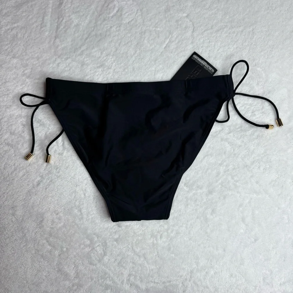 Andrew Christian Black Bikini Bottom with Gold Accents - Picture 4 of 5